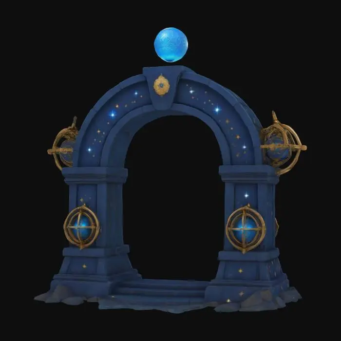 3D model for Celestial Gateway, #arch#