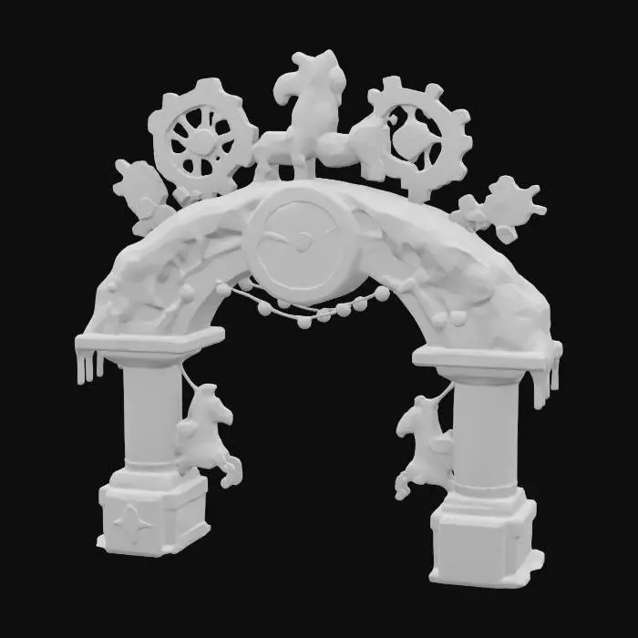 3D model for Timeless Carousel Archway