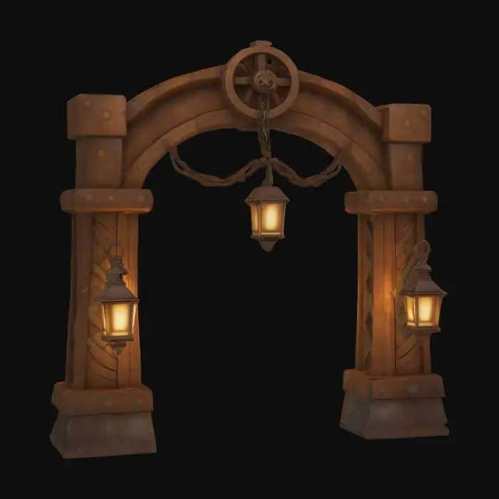 3D model for Miners' Passageway, #arch#