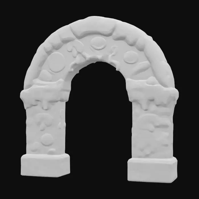 3D model for Pizza Gateway, #arch#
