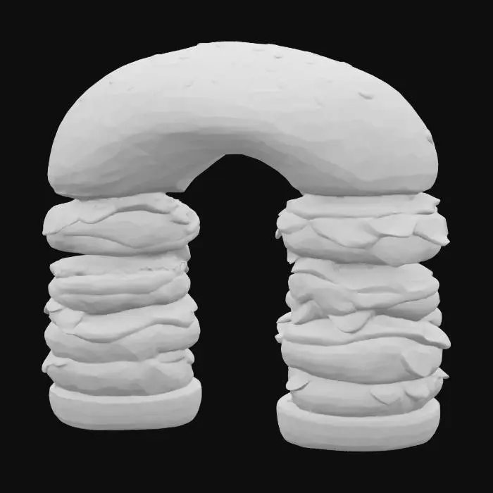 3D model for Burger Archway, #arch#