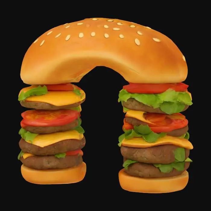 3D model for Burger Archway, #arch#