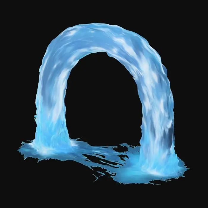 3D model for Aqua Arc, #arch#