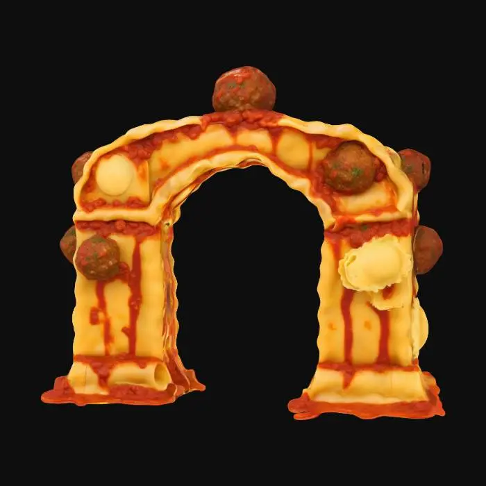 3D model for Lasagna Archway, #arch#