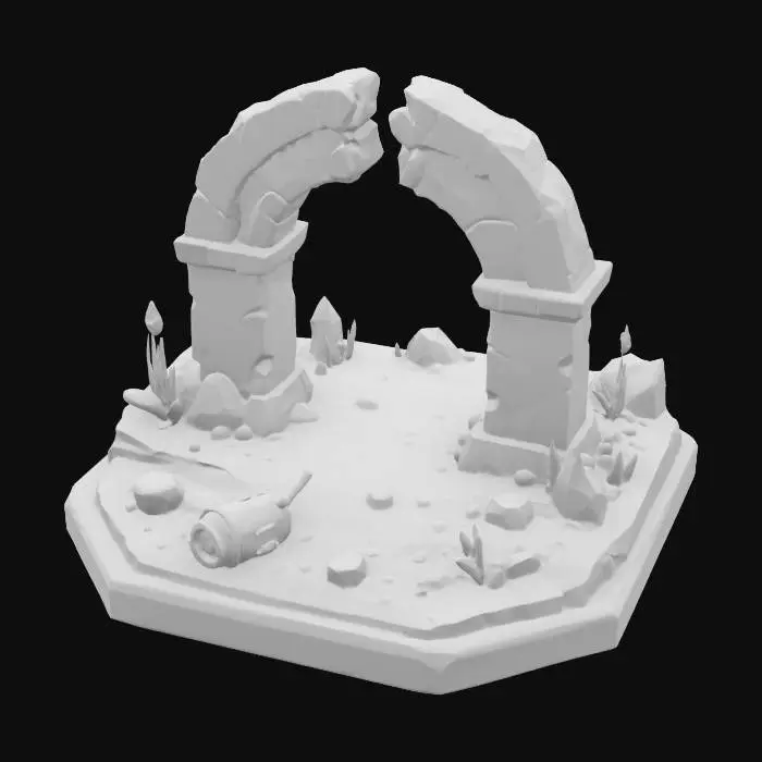 3D model for Mystic Gateway, #arch#