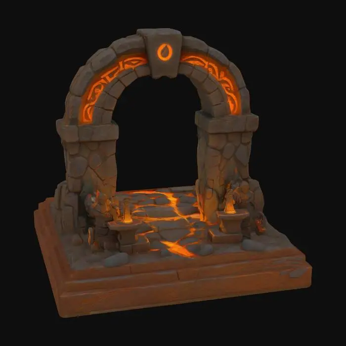 3D model for Forge Passage, #arch#