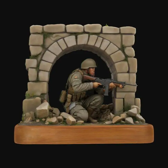 3D model for Defender's Vigil, #arch#