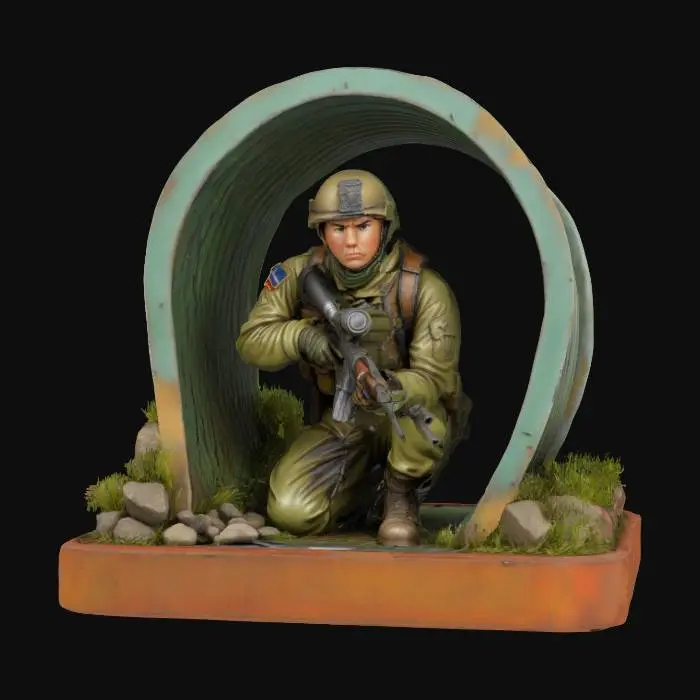 3D model for Guardian in the Culvert , #arch#