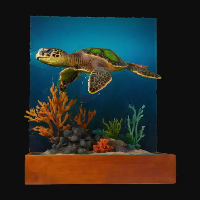3D model for Turtle Haven, #ocean#