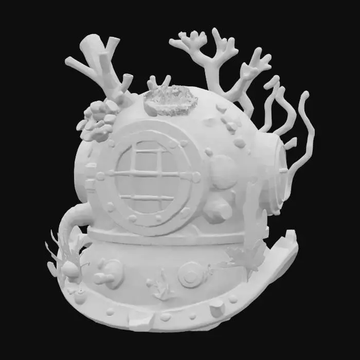 3D model for Underwater Relic, #ocean#