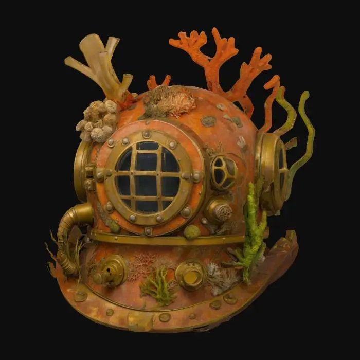 3D model for Underwater Relic, #ocean#