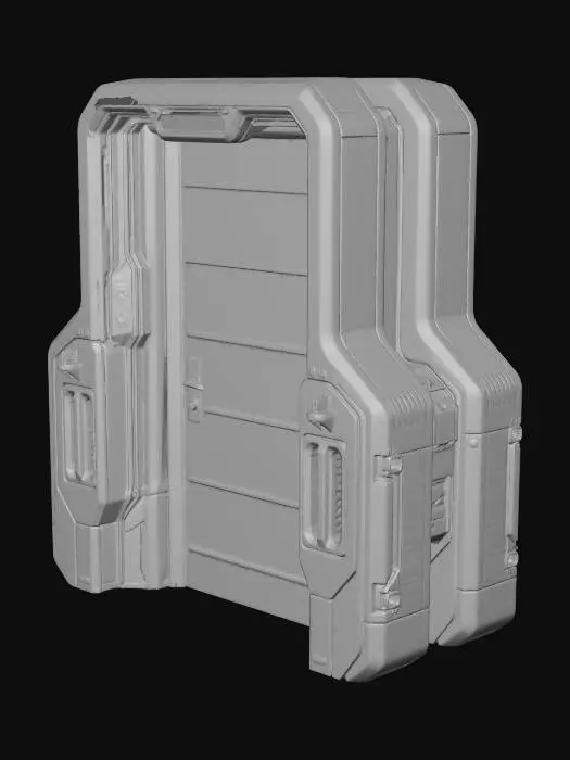 3D model for Quantum Portal Door