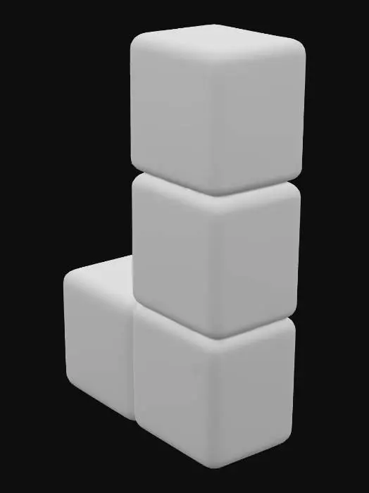 3D model for Stacked Cubes
