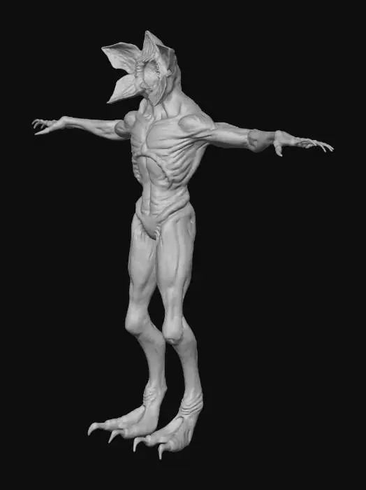 3D model for Demogorgon Creature