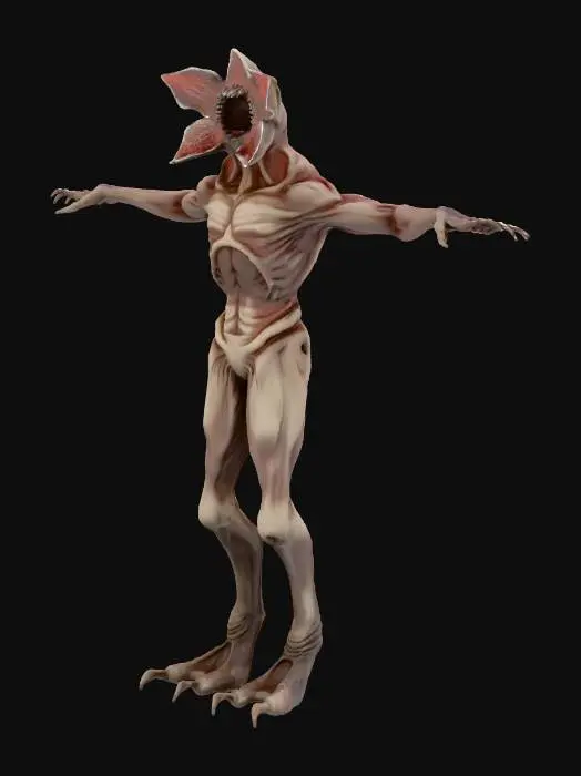 3D model for Demogorgon Creature
