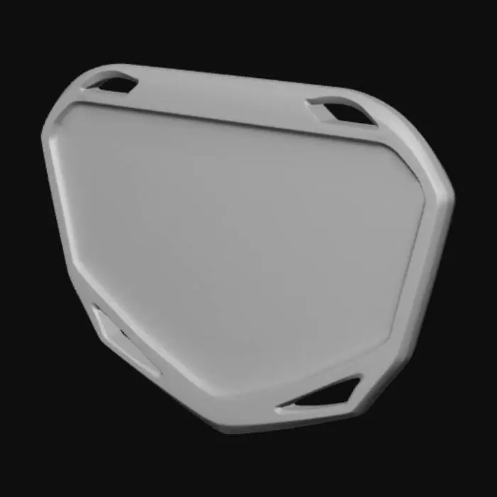 3D model for Black Octagonal Shield