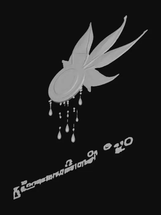 3D model for Amulet of Blue Petals