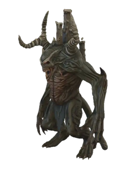 massive Rotting scary mangled feverish clive barker style tormented soul of a… - Gross 3D model, vytvořený pomocí AI