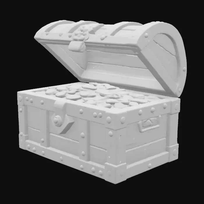 3D model for A simple treasure chest