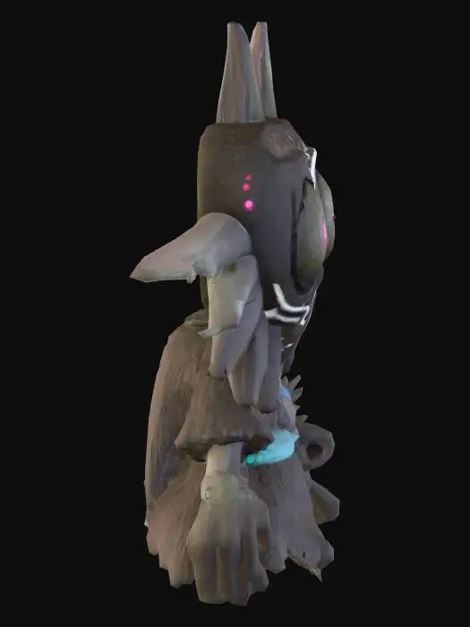 3D model for Majestic Masked Figure