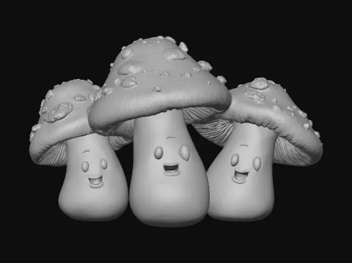 3D model for Mushroom Friends