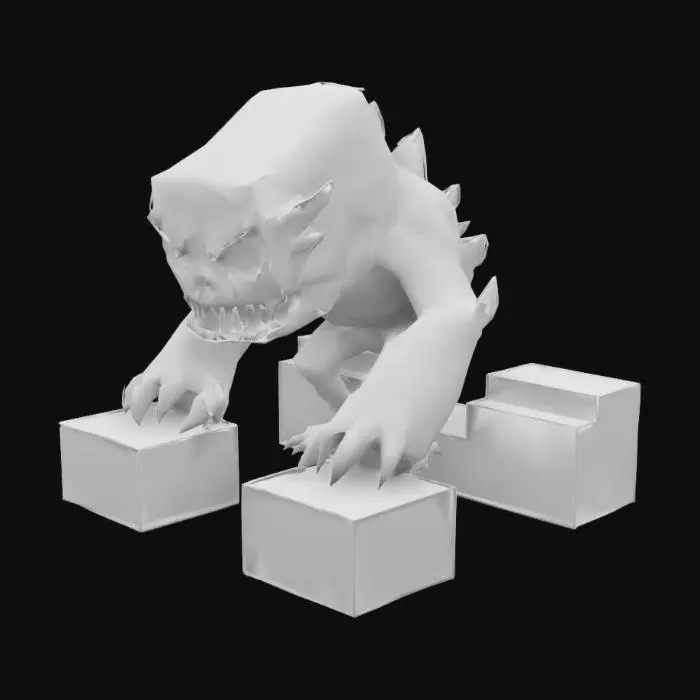 3D model for Lava Beast