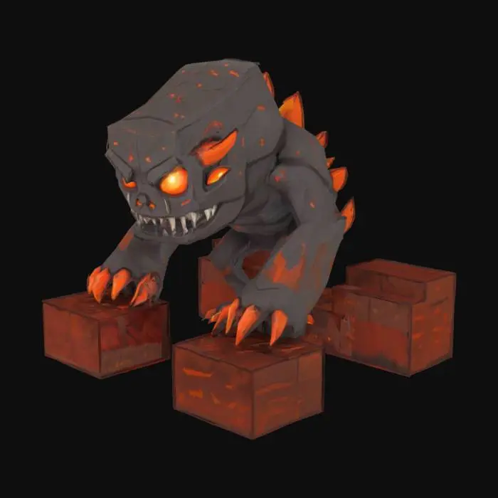 3D model for Lava Beast