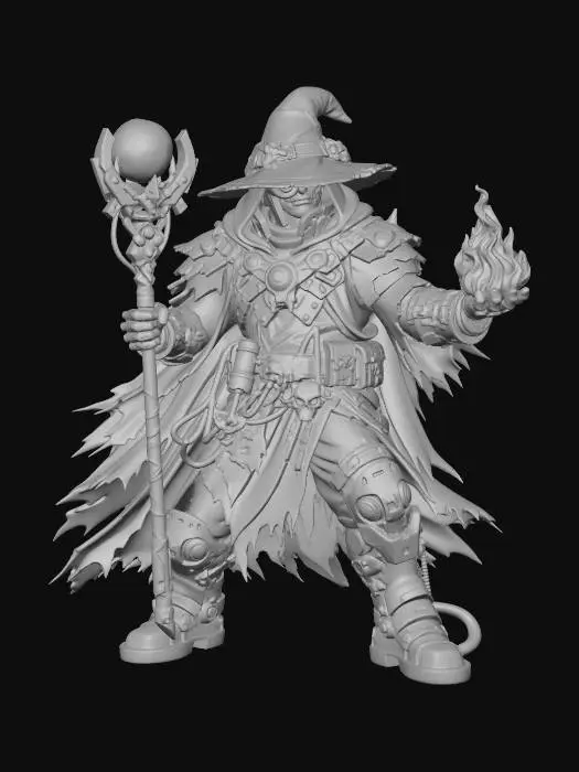 3D model for Cyber Mage Conjurer