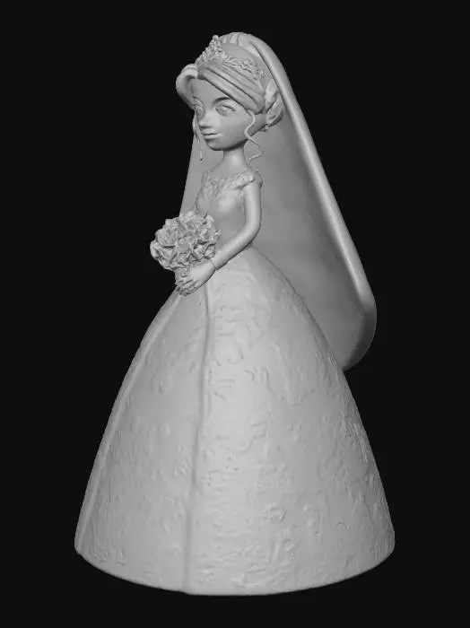 3D model for Bride Figurine