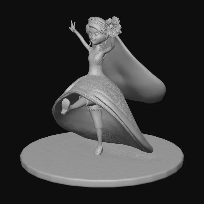 3D model for Celebration Bride Figurine