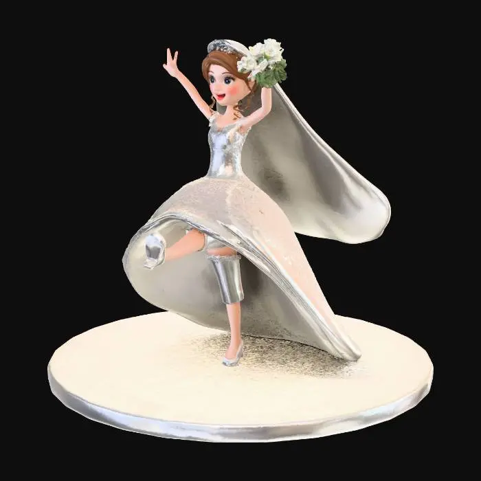 3D model for Celebration Bride Figurine