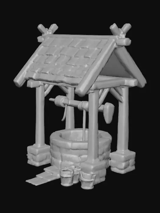 3D model for Wishing Well