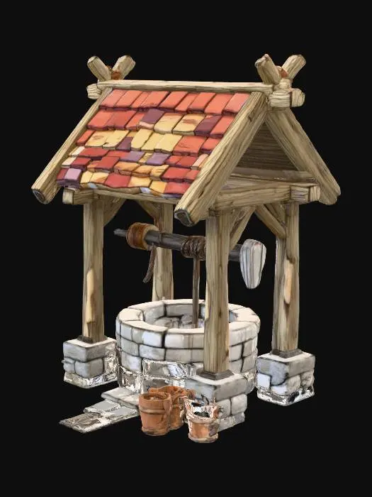 3D model for Wishing Well
