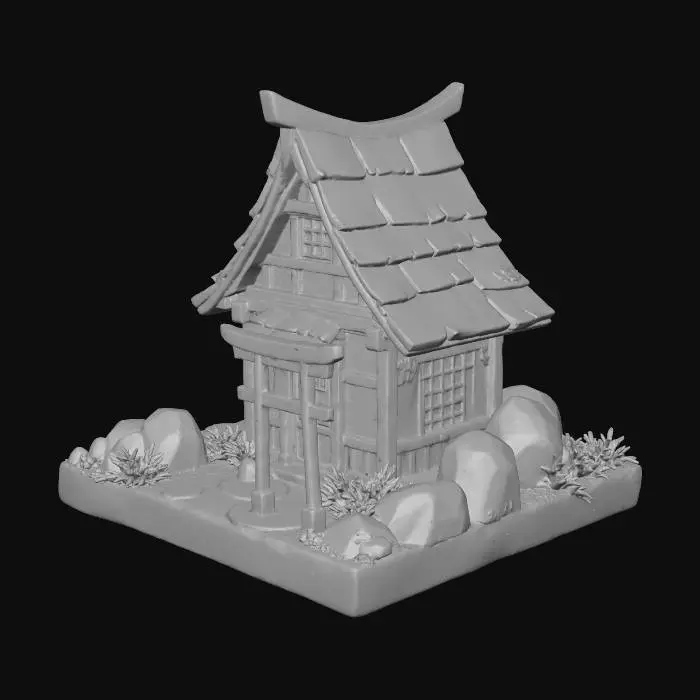 3D model for Springtime Cottage