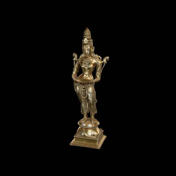 3D model for Gilded Bodhisattva statue