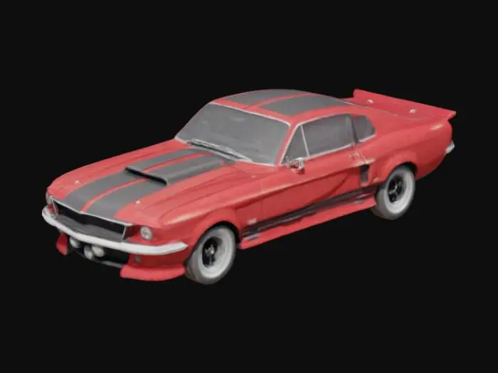 3D model for Muscle car