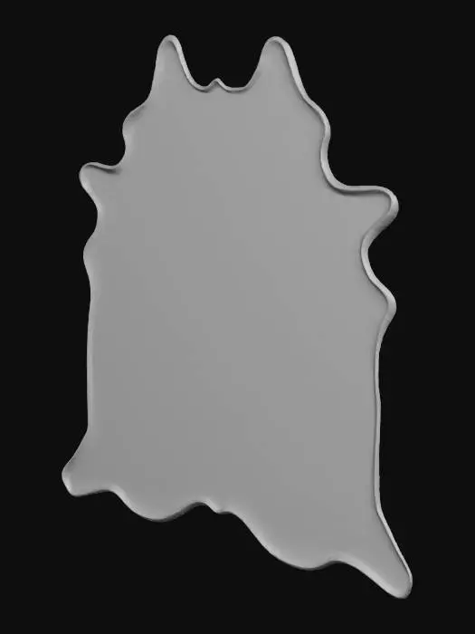 3D model for Cowhide Pattern Decor