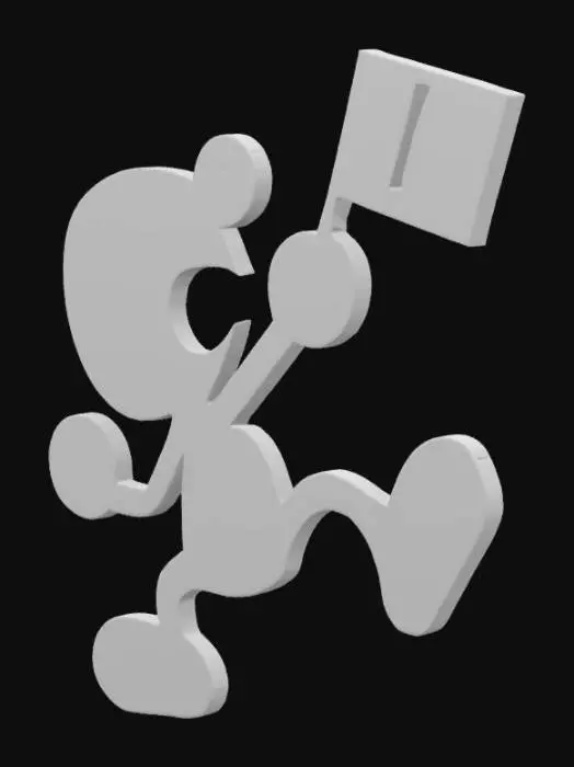 3D model for Flag Holder