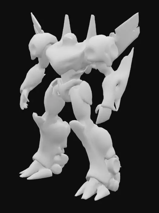 3D model for антропоморфный боевой робот  трансформер со стилизацией под божью коровку, красно-черные цвета, крылья, крылья овальной широкой формы, брутальность и гибкие округлые крылья, широкий торс, красный хромированный металл высочайшей детализации, зеленые фонари- глаза, высочайшая детализация, высокая детализация грязи, хромированные-углепластиковые вставки сверхвысокой детализации, сверхвысочайшая детализация 8k, высочайшая детализация отражений, ,HDR