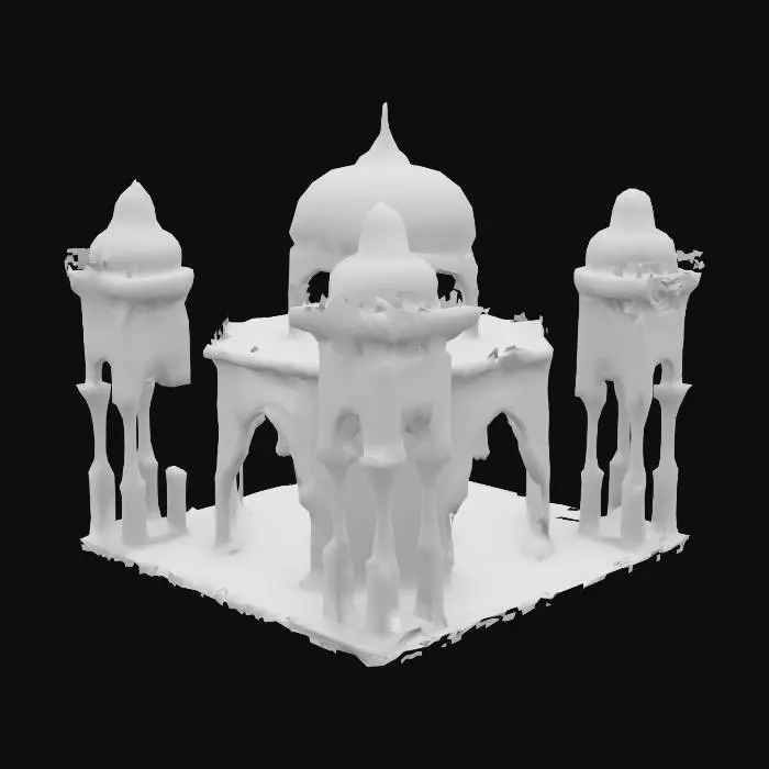 3D model for дворец из лунного света в стиле игры The Elder Scrolls цивилизация каджитов, величественный стиль, HDR, сверхвысокая детализациb, сверхвысокое качество 40k