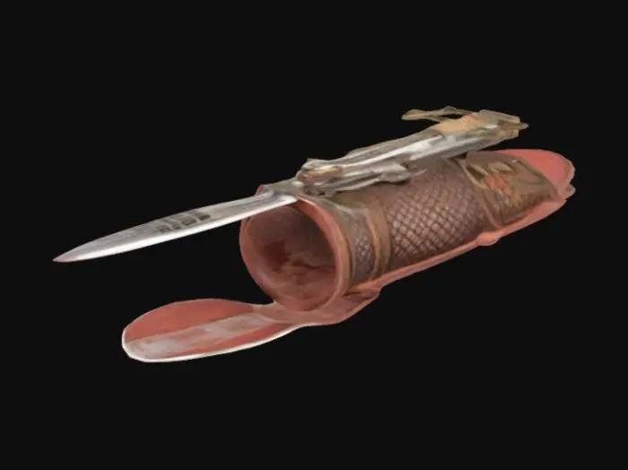 3D model for Hidden Blade Gauntlet