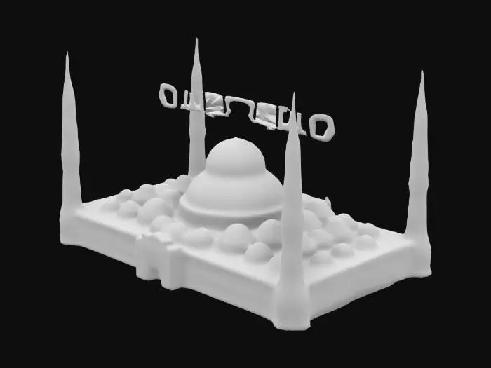 3D model for Mosque Celebration