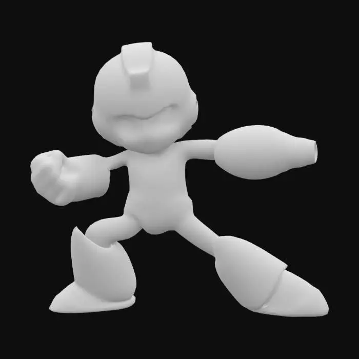 3D model for MegaMan Green Edition