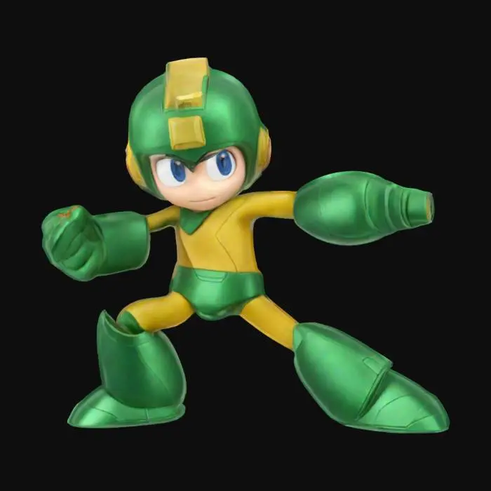 3D model for MegaMan Green Edition