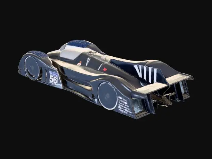 3D model for Futuristic Race Car Prototype