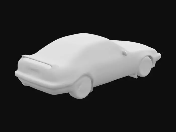 3D model for Vintage Red Coupe