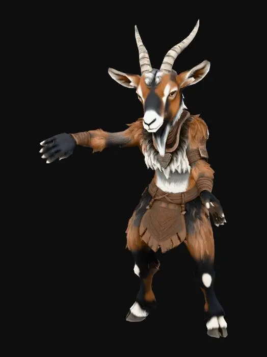 3D model for коза