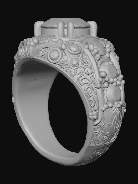 3D model for put a ring like an ornament