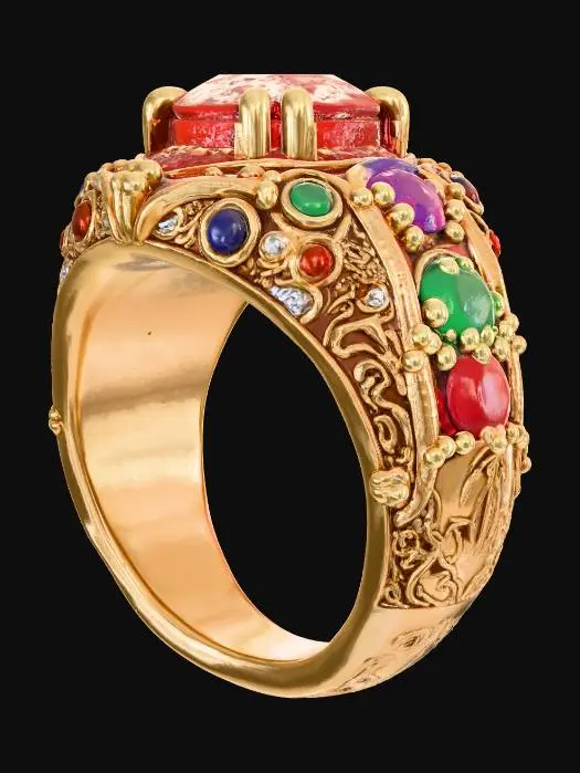 3D model for put a ring like an ornament