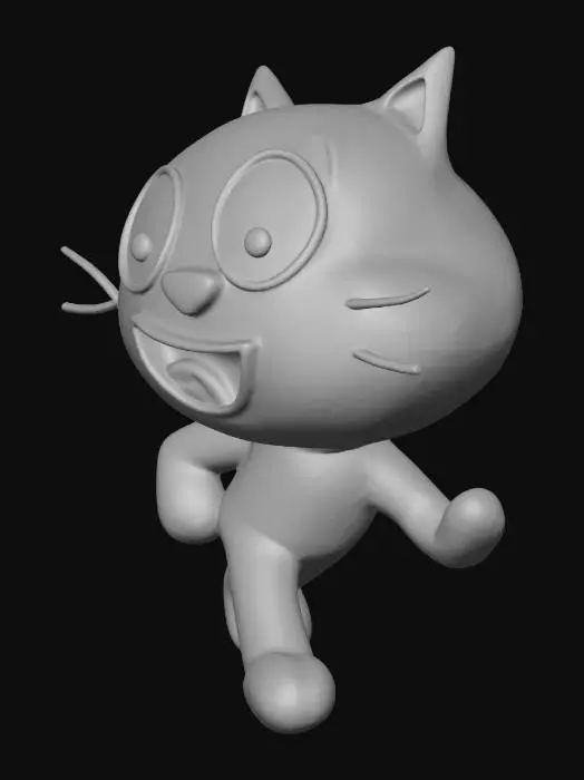3D model for Scratch Cat